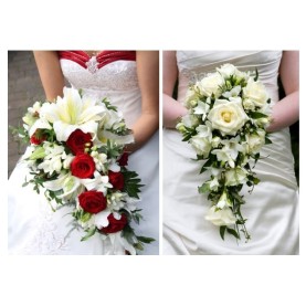 Bouquet de  la mariée tombant