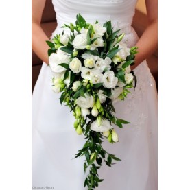 Bouquet de  la mariée tombant