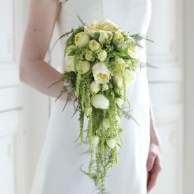 Bouquet de  la mariée tombant