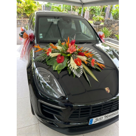 Décoration voiture des Mariés